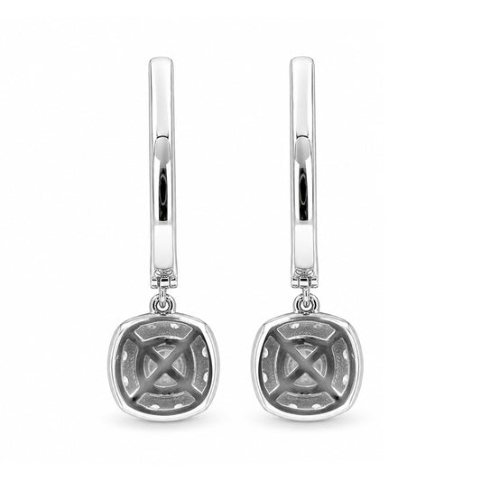 Venturant Lab-Grown Diamond Earrings for Women | Sterling Silver | Round Cut | Prong, Lever Back | F Color, VS+ Clarity | 2.00 Total Carat Weight | Anniversary, Wedding, Birthday Gift