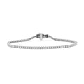 Venturant Lab Grown Diamond (F/VS+) 1.00 carat Round cut Sterling Silver Tennis Bracelet - Sterling Silver