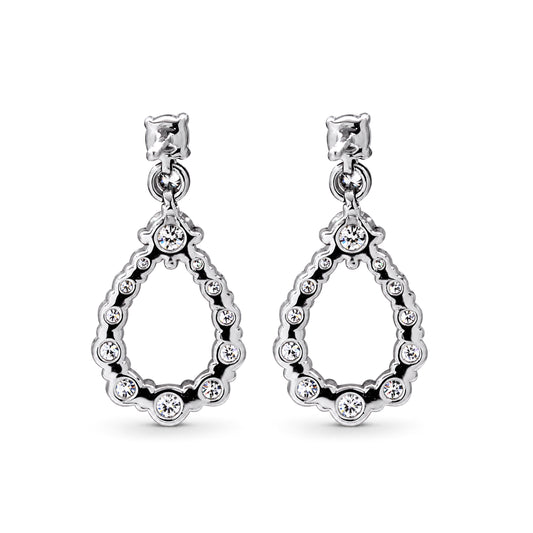 Venturant Lab-Grown Diamond Earrings for Women | Sterling Silver | Round Cut | Prong, Push Back | F Color, VS+ Clarity | 2.00 Total Carat Weight | Anniversary, Wedding, Birthday Gift