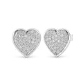 Venturant Lab-Grown Diamond Earrings for Women | Sterling Silver | Round Cut | Prong, Push Back | F Color, VS+ Clarity | 2.00 Total Carat Weight | Anniversary, Wedding, Birthday Gift