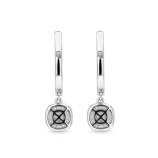 Venturant Lab-Grown Diamond Earrings for Women | Sterling Silver | Round Cut | Prong, Lever Back | F Color, VS+ Clarity | 3.00 Total Carat Weight | Anniversary, Wedding, Birthday Gift