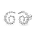 Venturant Lab Grown Diamond (F/VS+) 1.50 carat Round cut Sterling Silver Stud Earrings - Sterling Silver | Gold over Silver