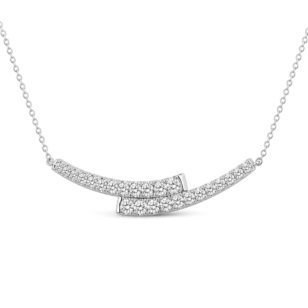Venturant Lab-Grown Diamond Pendant Necklace for Women | Sterling Silver | Round Cut | Prong, Lobster | F Color, VS+ Clarity | 2.00 Total Carat Weight | Anniversary, Wedding, Birthday Gift