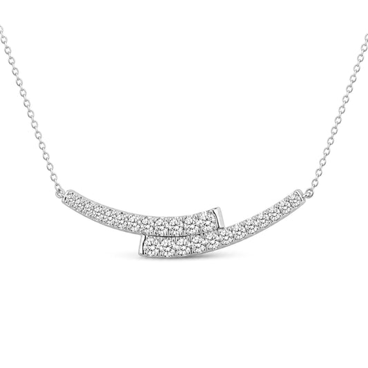 Venturant Lab-Grown Diamond Pendant Necklace for Women | Sterling Silver | Round Cut | Prong, Lobster | F Color, VS+ Clarity | 2.00 Total Carat Weight | Anniversary, Wedding, Birthday Gift