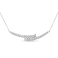Venturant Lab-Grown Diamond Pendant Necklace for Women | Sterling Silver | Round Cut | Prong, Lobster | F Color, VS+ Clarity | 2.00 Total Carat Weight | Anniversary, Wedding, Birthday Gift