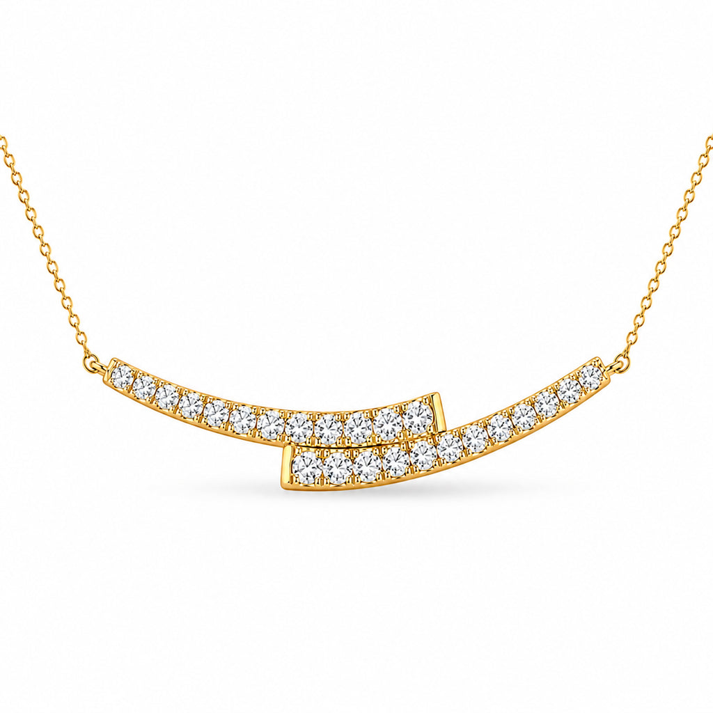 Venturant Lab-Grown Diamond Pendant Necklace for Women | Sterling Silver | Round Cut | Prong, Lobster | F Color, VS+ Clarity | 2.00 Total Carat Weight | Anniversary, Wedding, Birthday Gift