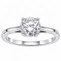 Venturant 1.00-6.00 Carat T.W. IGI certified Round-cut Lab Grown Diamond (D/VS+) 14K Gold Solitaire Ring