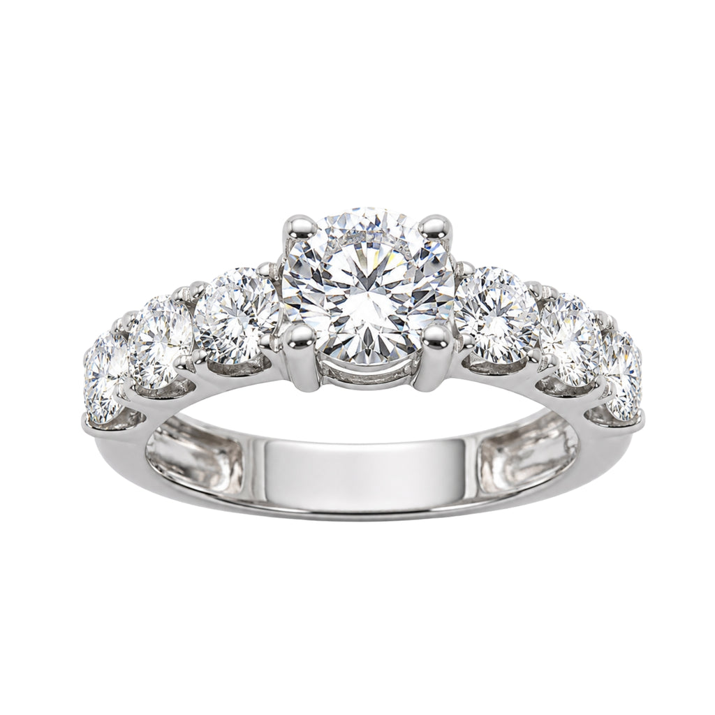 Venturant 3.00 Carat T.W. Round-cut Lab Grown Diamond (F/VS+) 14K Gold Fashion Ring
