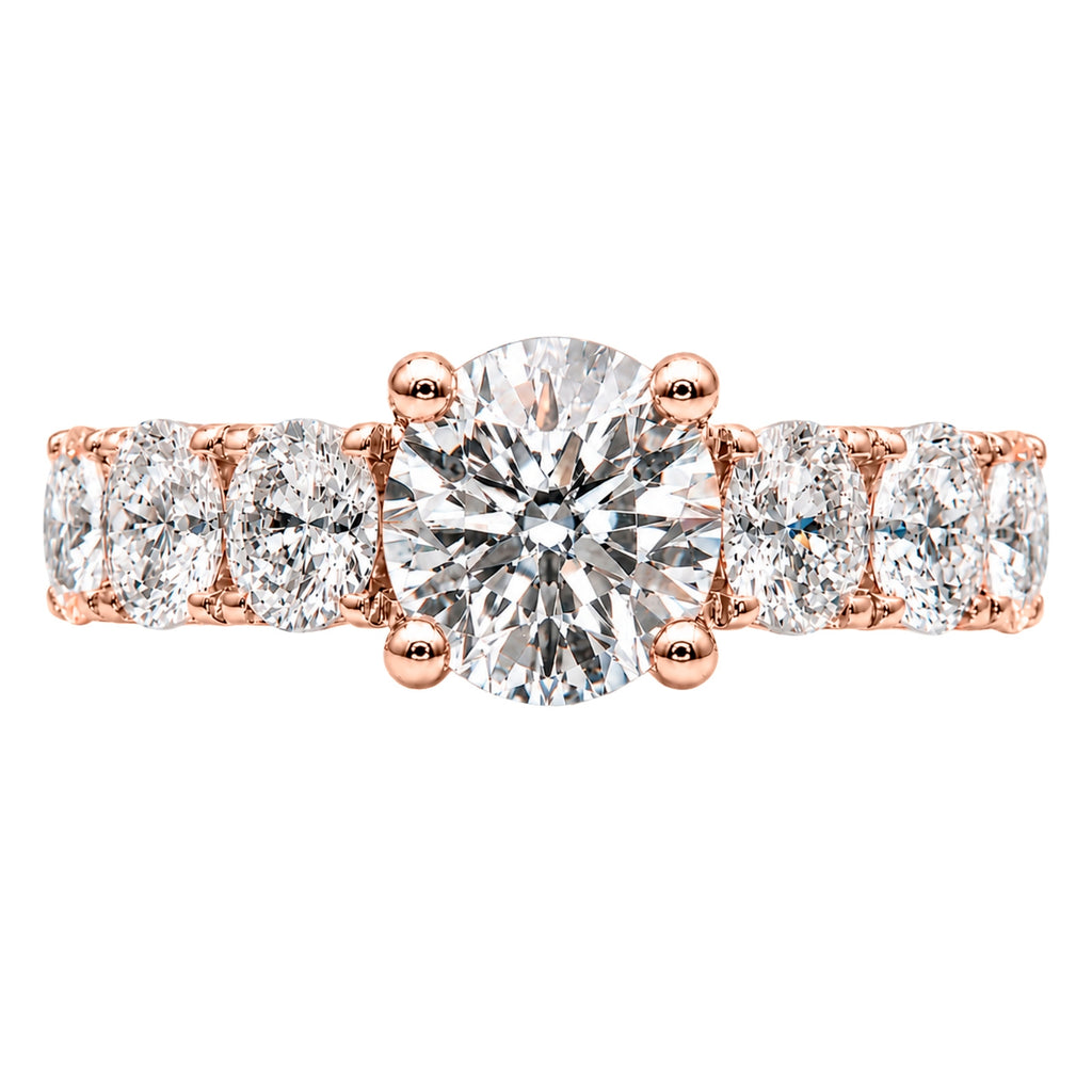 Venturant 3.00 Carat T.W. Round-cut Lab Grown Diamond (F/VS+) 14K Gold Fashion Ring