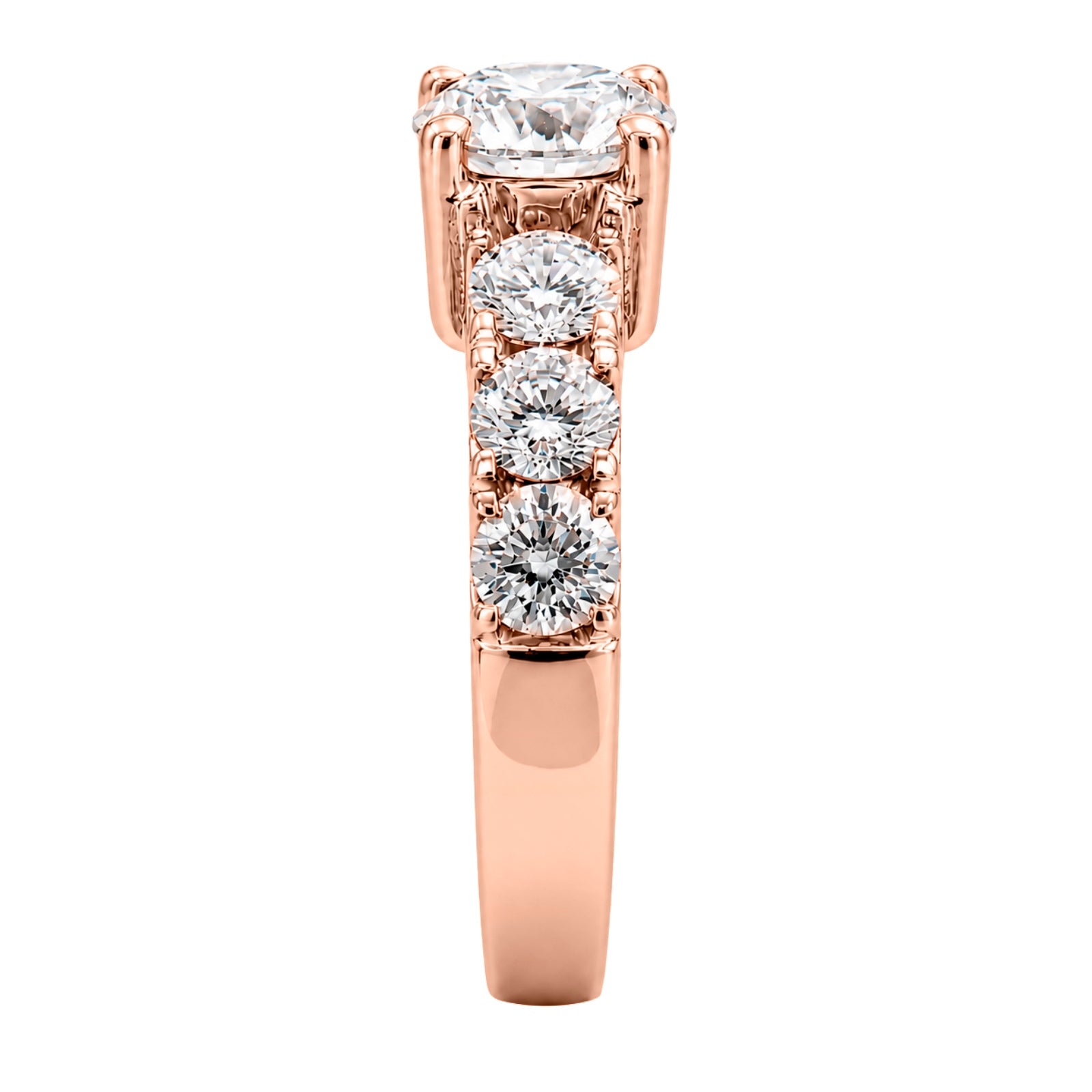 Venturant 3.00 Carat T.W. Round-cut Lab Grown Diamond (F/VS+) 14K Gold Fashion Ring