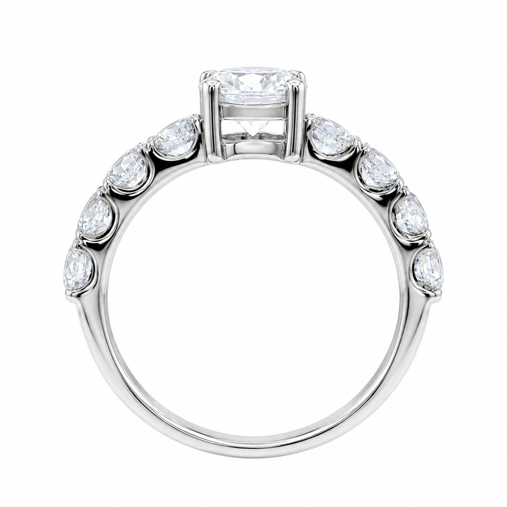 Venturant 2.00 Carat T.W. Round-cut Lab Grown Diamond (F/VS+) 14K Gold Fashion Ring