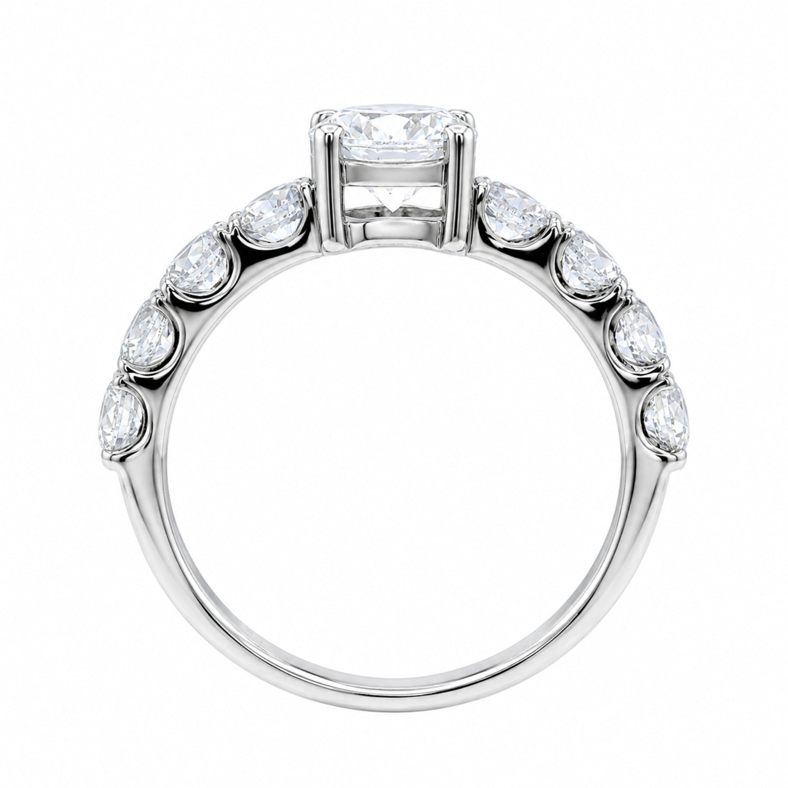 Venturant 2.00 Carat T.W. Round-cut Lab Grown Diamond (F/VS+) 14K Gold Fashion Ring