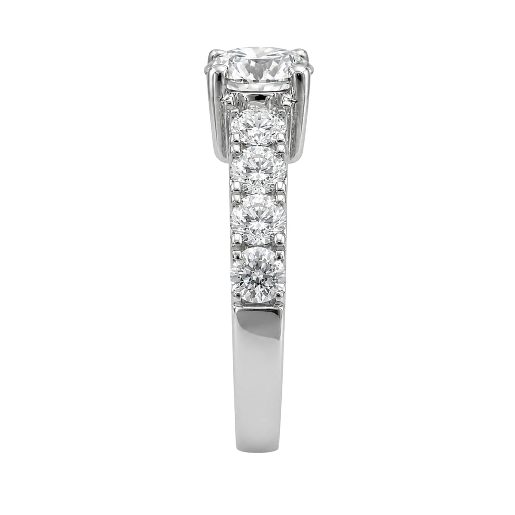 Venturant 2.00 Carat T.W. Round-cut Lab Grown Diamond (F/VS+) 14K Gold Fashion Ring