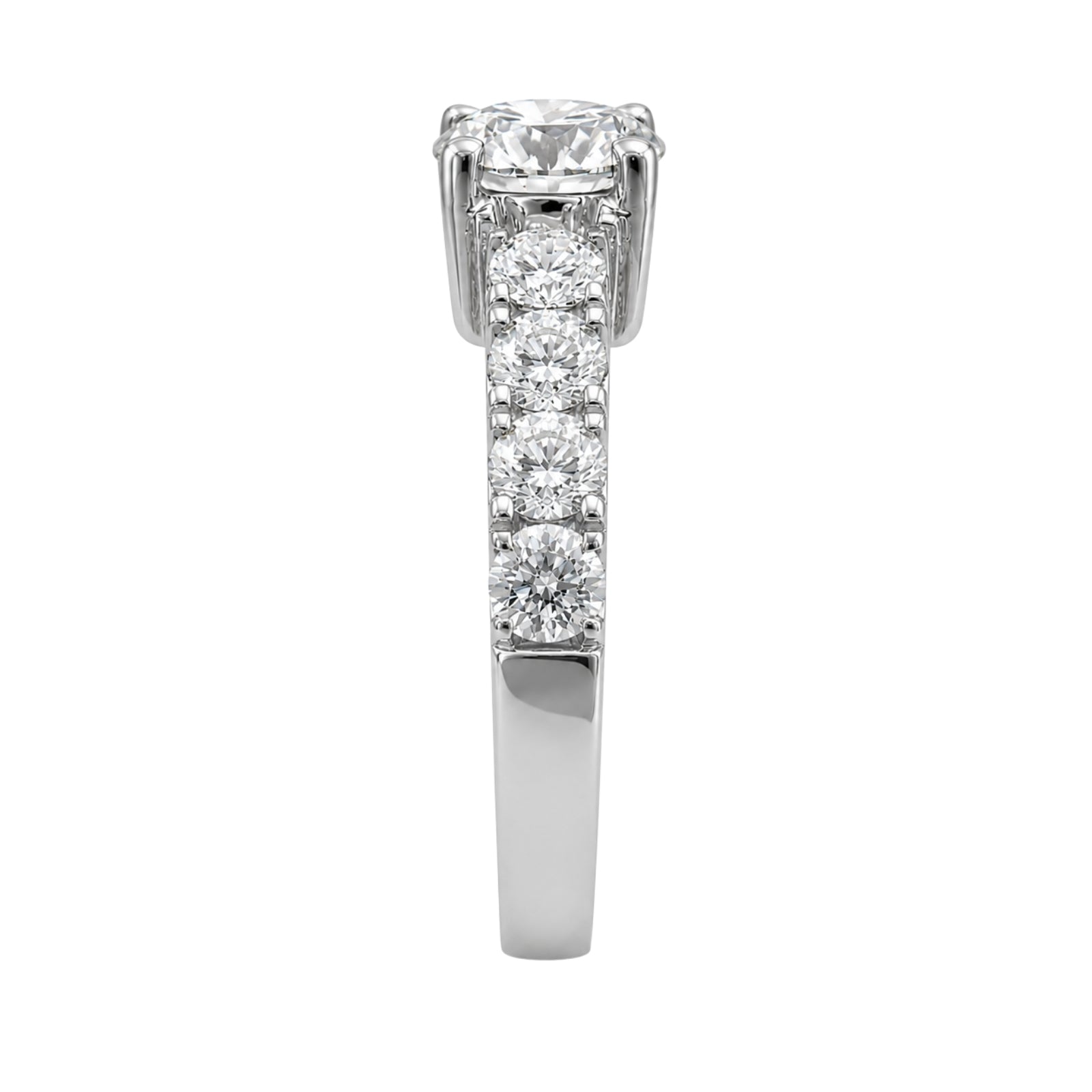 Venturant 2.00 Carat T.W. Round-cut Lab Grown Diamond (F/VS+) 14K Gold Fashion Ring