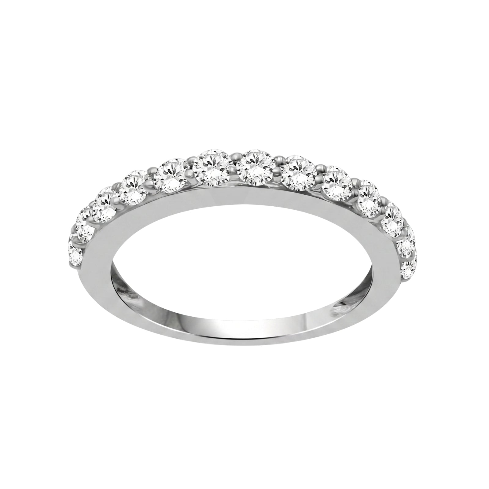 Venturant 0.50 -1.00 Carat T.W. Round-cut Lab Grown Diamond (F/VS+) 14K Gold 13 Stone Band Ring