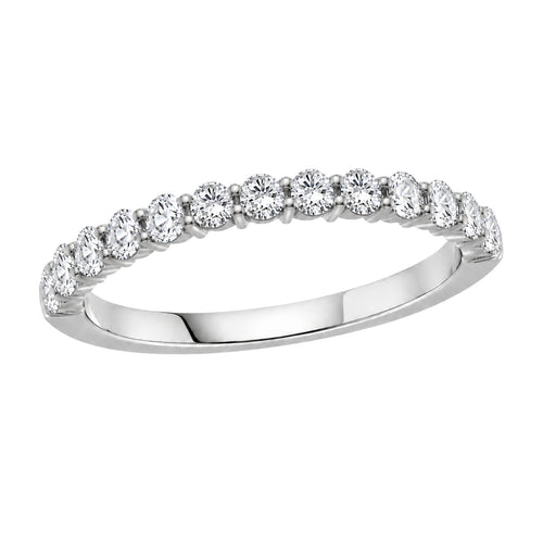 Venturant 0.50 -1.00 Carat T.W. Round-cut Lab Grown Diamond (F/VS+) 14K Gold 13 Stone Band Ring