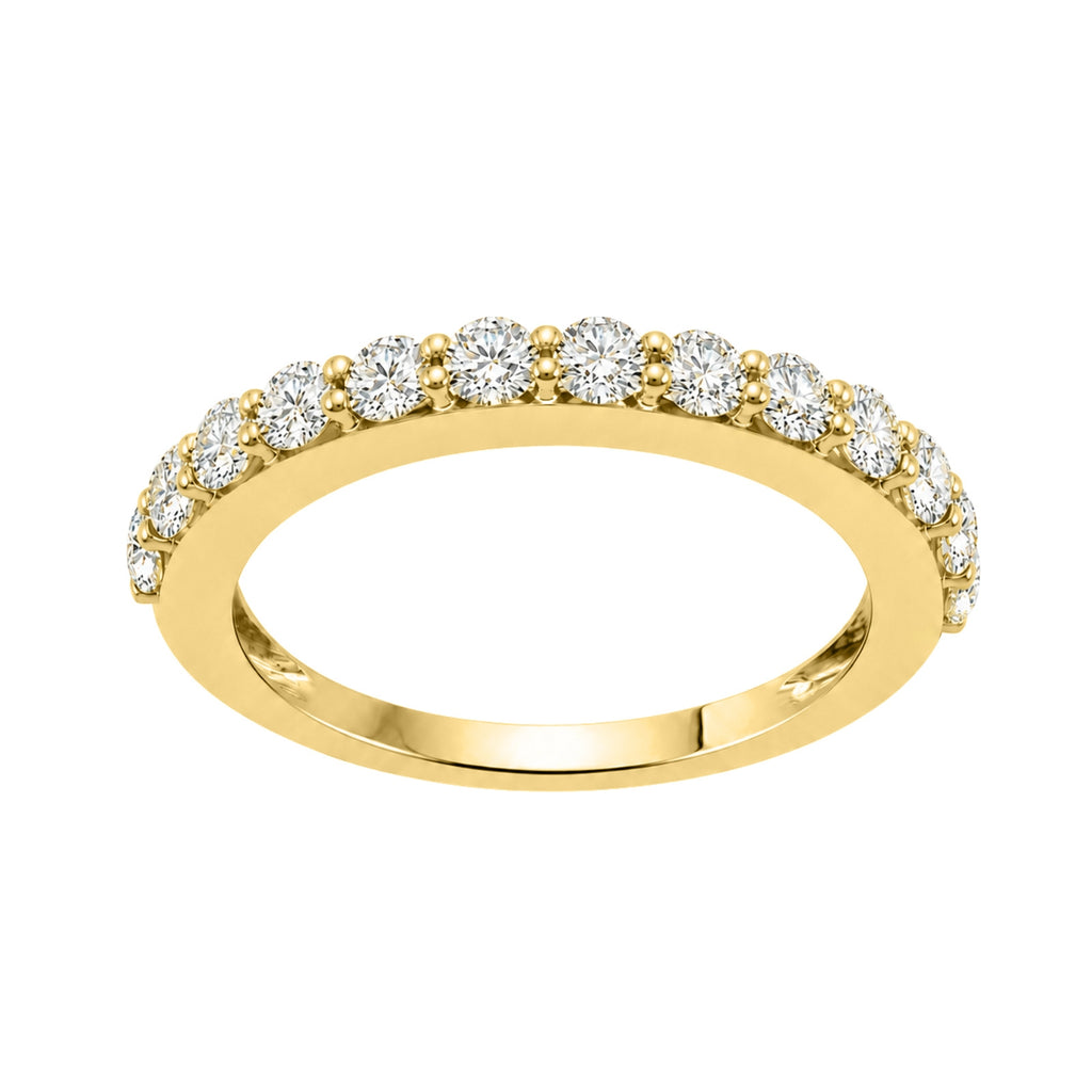Venturant 0.50 -1.00 Carat T.W. Round-cut Lab Grown Diamond (F/VS+) 14K Gold 13 Stone Band Ring