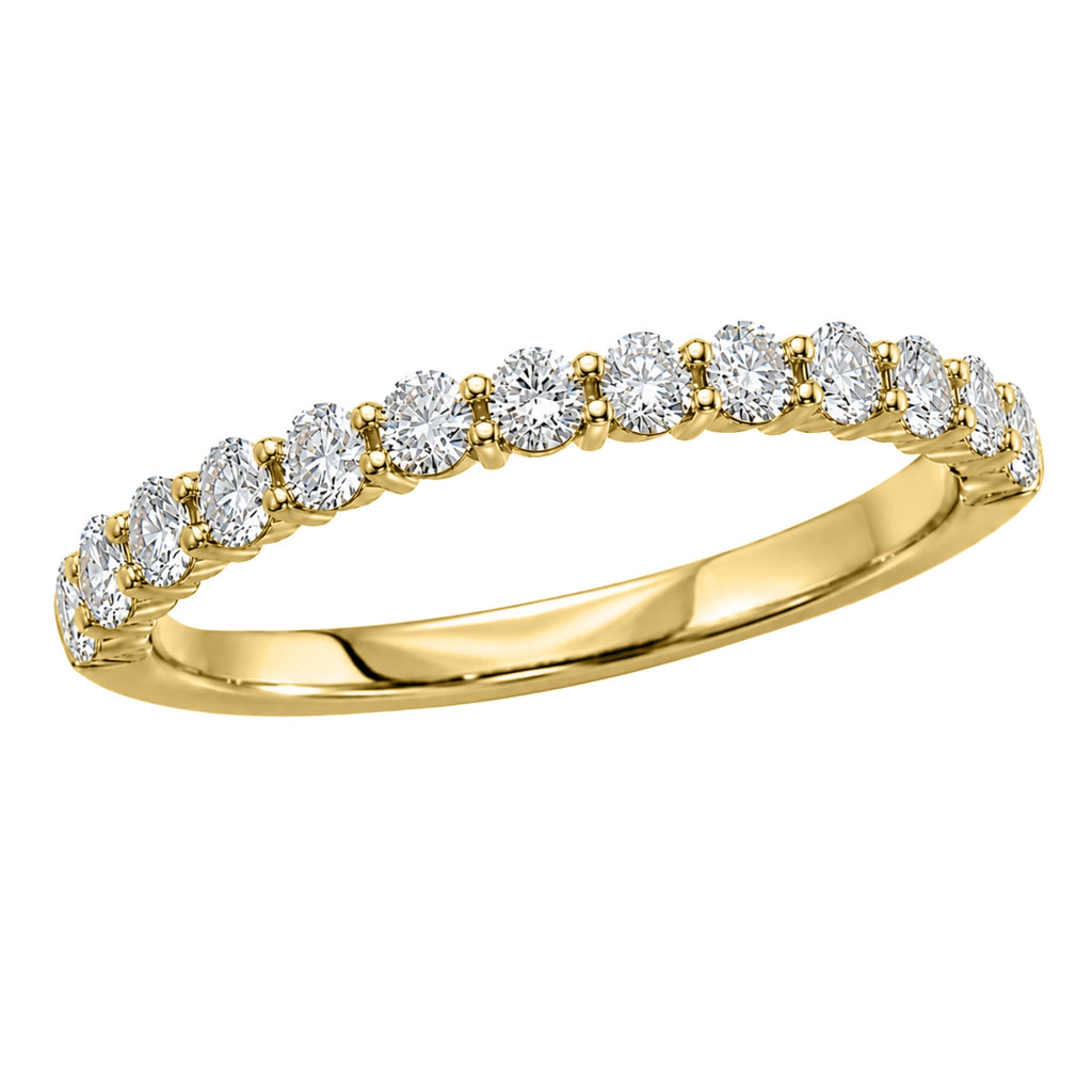 Venturant 0.50 -1.00 Carat T.W. Round-cut Lab Grown Diamond (F/VS+) 14K Gold 13 Stone Band Ring