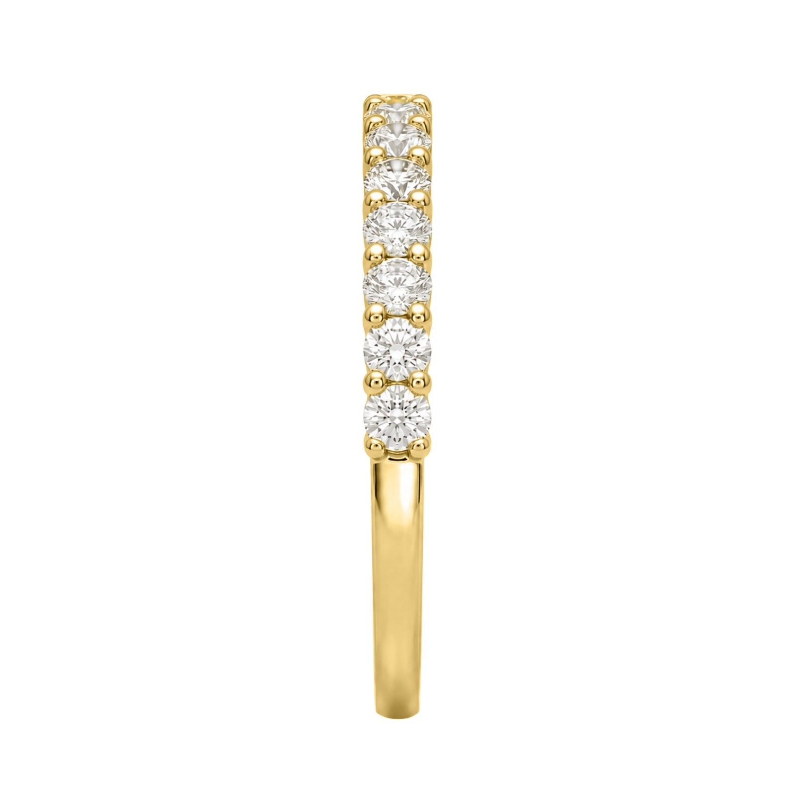 Venturant 0.50 -1.00 Carat T.W. Round-cut Lab Grown Diamond (F/VS+) 14K Gold 13 Stone Band Ring