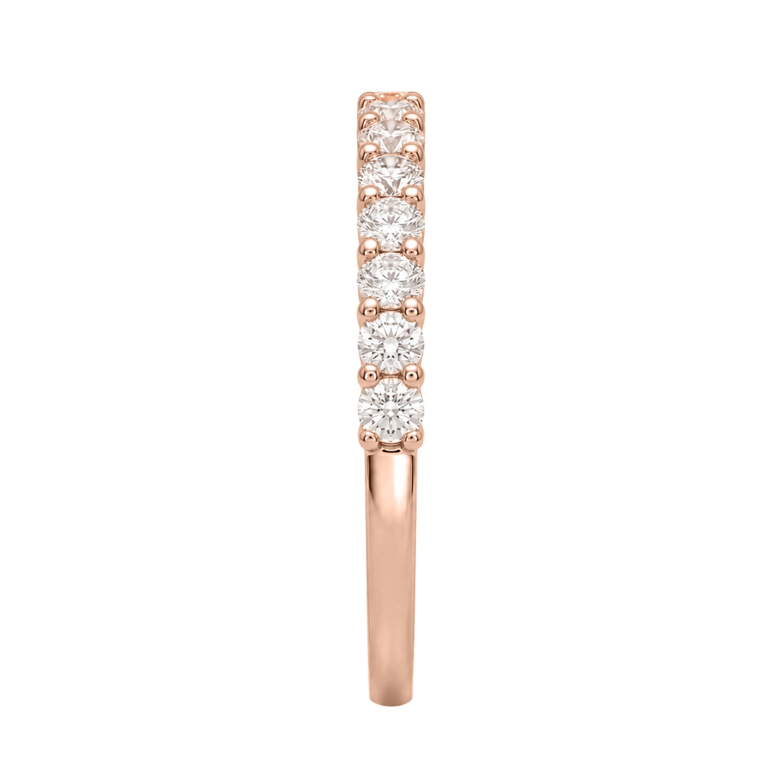 Venturant 0.50 -1.00 Carat T.W. Round-cut Lab Grown Diamond (F/VS+) 14K Gold 13 Stone Band Ring