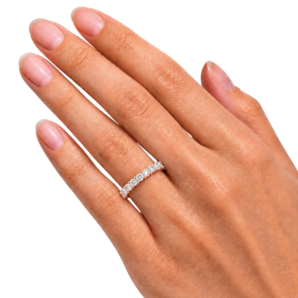 Venturant 0.50 -1.00 Carat T.W. Round-cut Lab Grown Diamond (F/VS+) 14K Gold 13 Stone Band Ring