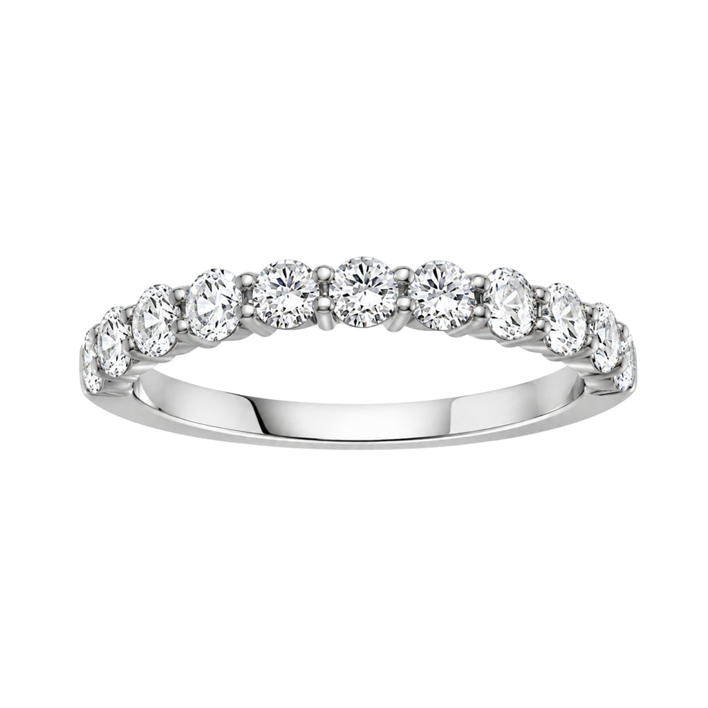 Venturant 1.00 -3.00 Carat T.W. Round-cut Lab Grown Diamond (F/VS+) 14K Gold 11 Stone Band Ring