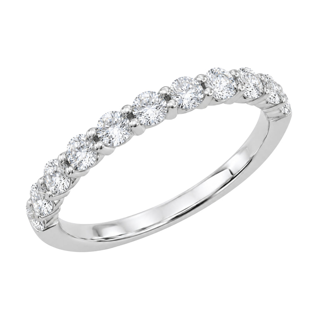 Venturant 1.00 -3.00 Carat T.W. Round-cut Lab Grown Diamond (F/VS+) 14K Gold 11 Stone Band Ring
