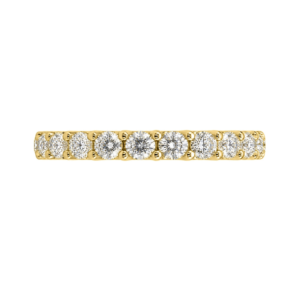 Venturant 1.00 -3.00 Carat T.W. Round-cut Lab Grown Diamond (F/VS+) 14K Gold 11 Stone Band Ring