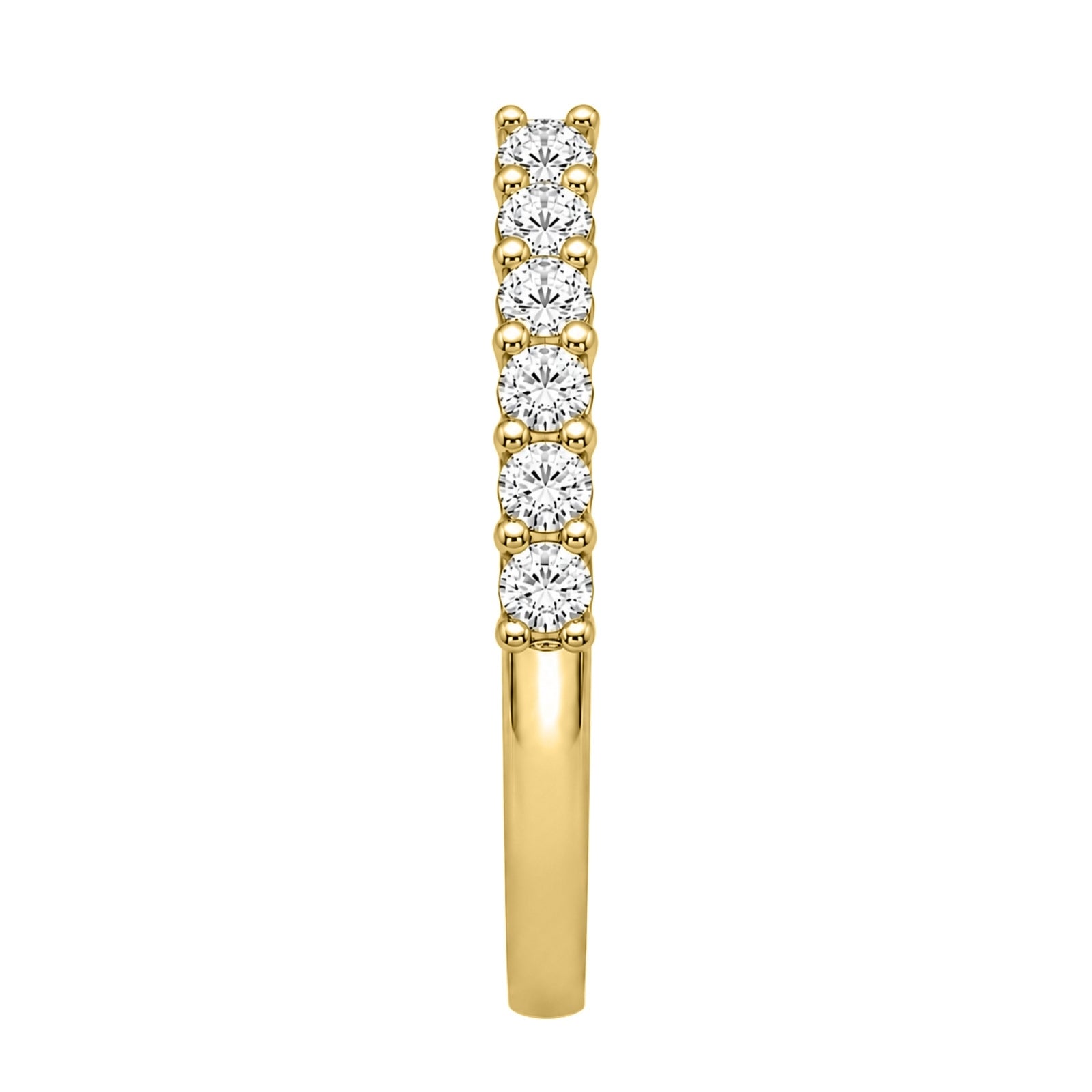 Venturant 1.00 -3.00 Carat T.W. Round-cut Lab Grown Diamond (F/VS+) 14K Gold 11 Stone Band Ring