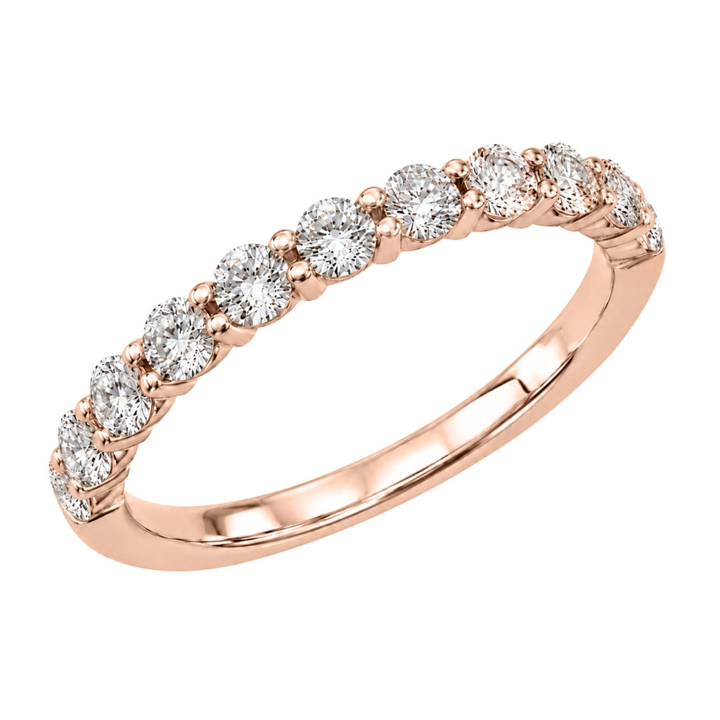 Venturant 1.00 -3.00 Carat T.W. Round-cut Lab Grown Diamond (F/VS+) 14K Gold 11 Stone Band Ring