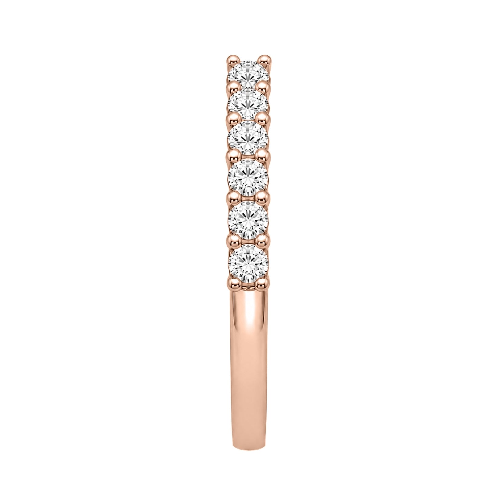 Venturant 1.00 -3.00 Carat T.W. Round-cut Lab Grown Diamond (F/VS+) 14K Gold 11 Stone Band Ring