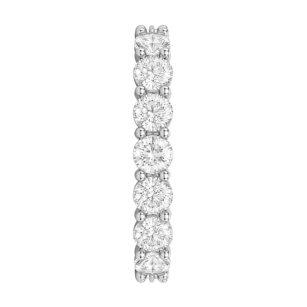 Venturant 3.00 - 7.00  Carat T.W. Round-cut Lab Grown Diamond (F/VS+) 14K Gold Eternity Band Ring