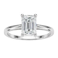Venturant 1.00-6.00 Carat T.W. IGI certified Emerald-cut Lab Grown Diamond (D/VS+) 14K Gold Solitaire Ring
