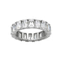 Venturant 5.00 - 7.00 Carat T.W. Emerald-cut Lab Grown Diamond (F/VS+) 14K Gold Eternity Band Ring