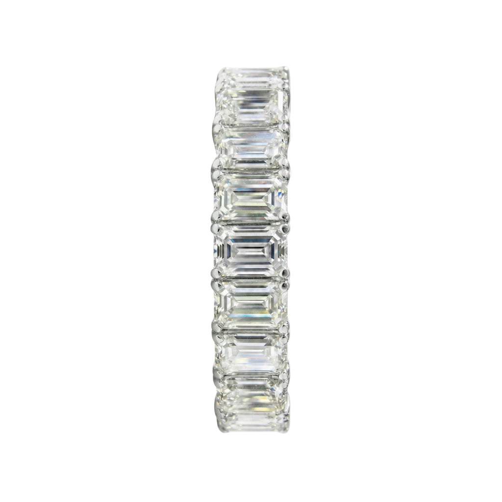 Venturant 5.00 - 7.00 Carat T.W. Emerald-cut Lab Grown Diamond (F/VS+) 14K Gold Eternity Band Ring