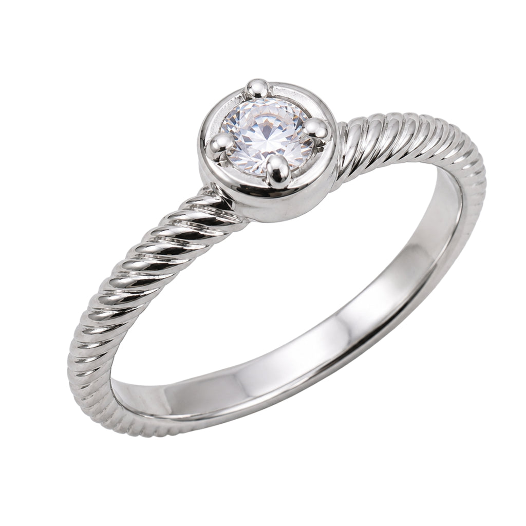 Venturant 1/6 Carat T.W. Round-cut Lab Grown Diamond (F/VS+) 14K Gold Ring