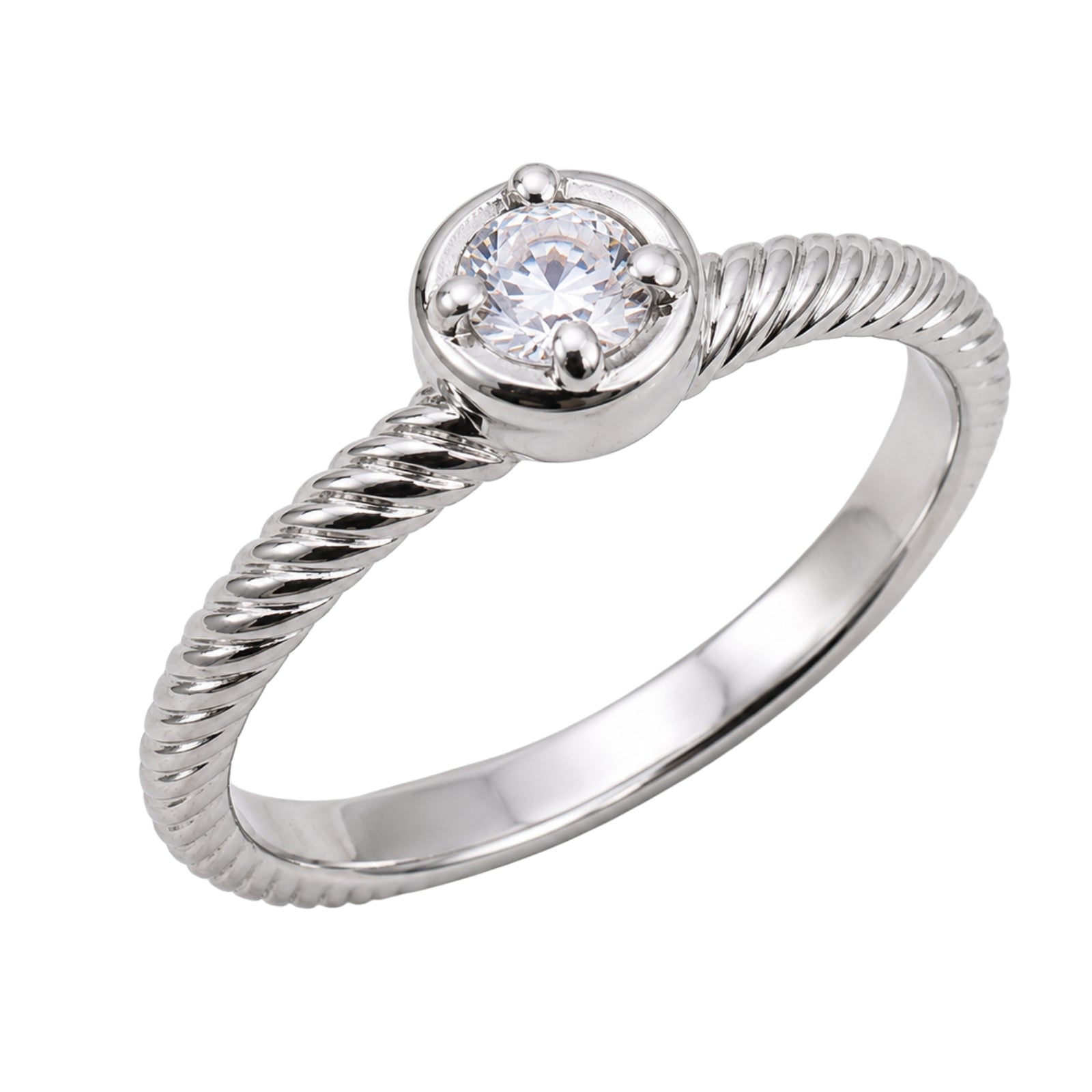 Venturant 1/6 Carat T.W. Round-cut Lab Grown Diamond (F/VS+) 14K Gold Ring