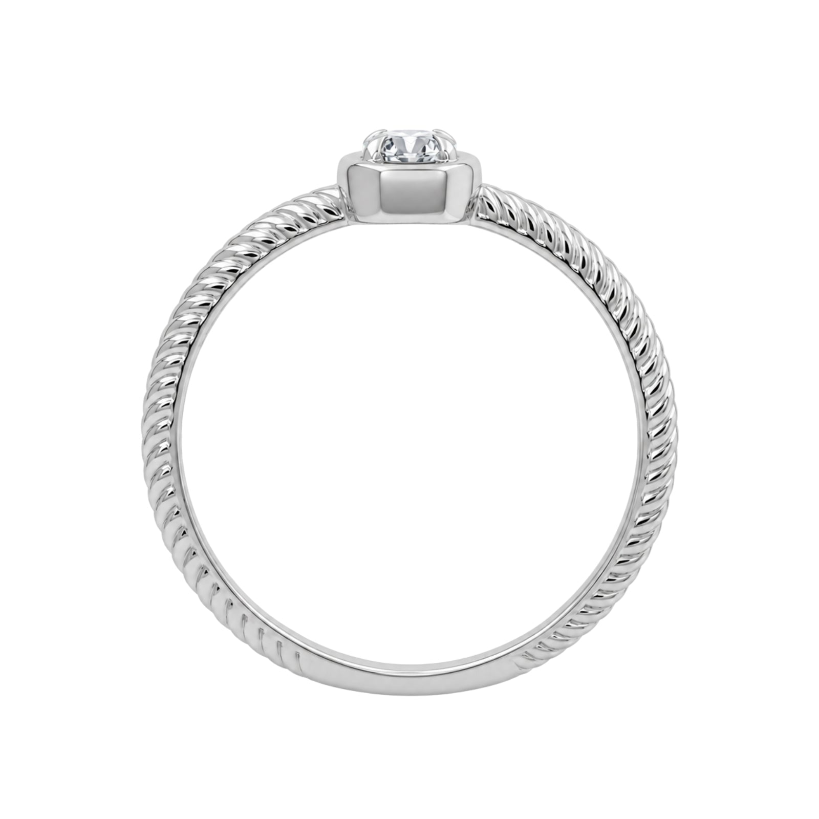 Venturant 1/6 Carat T.W. Round-cut Lab Grown Diamond (F/VS+) 14K Gold Ring