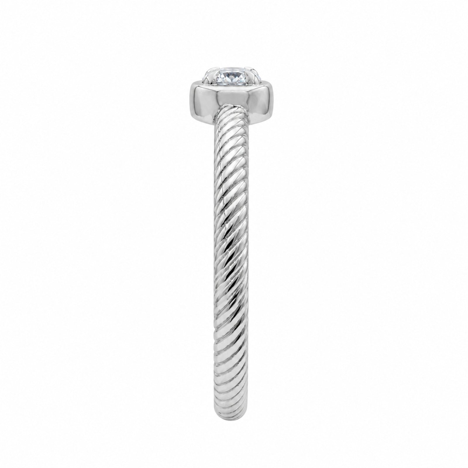 Venturant 1/6 Carat T.W. Round-cut Lab Grown Diamond (F/VS+) 14K Gold Ring