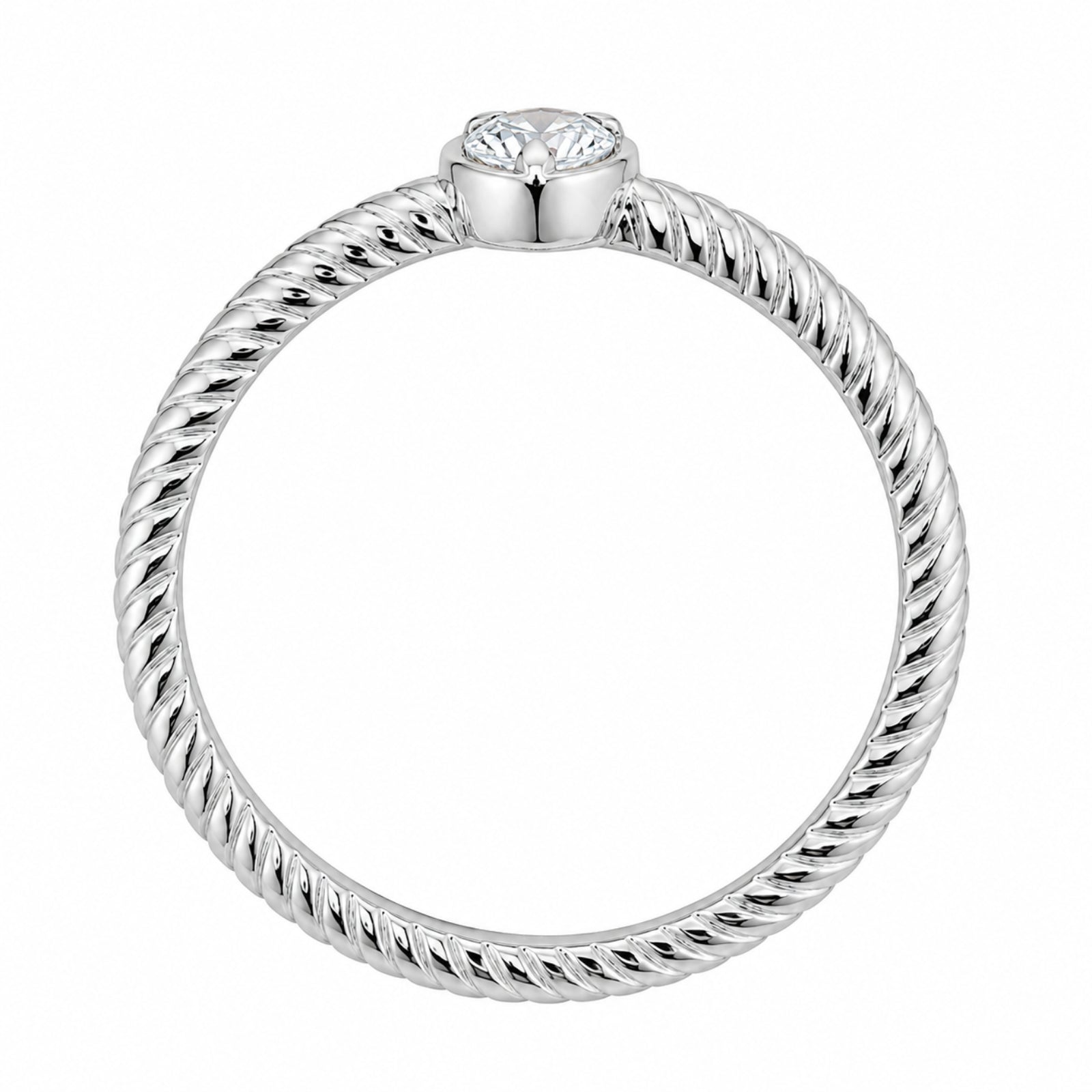 Venturant 1/5 Carat T.W. Pear-cut Lab Grown Diamond (F/VS+) 14K Gold Ring