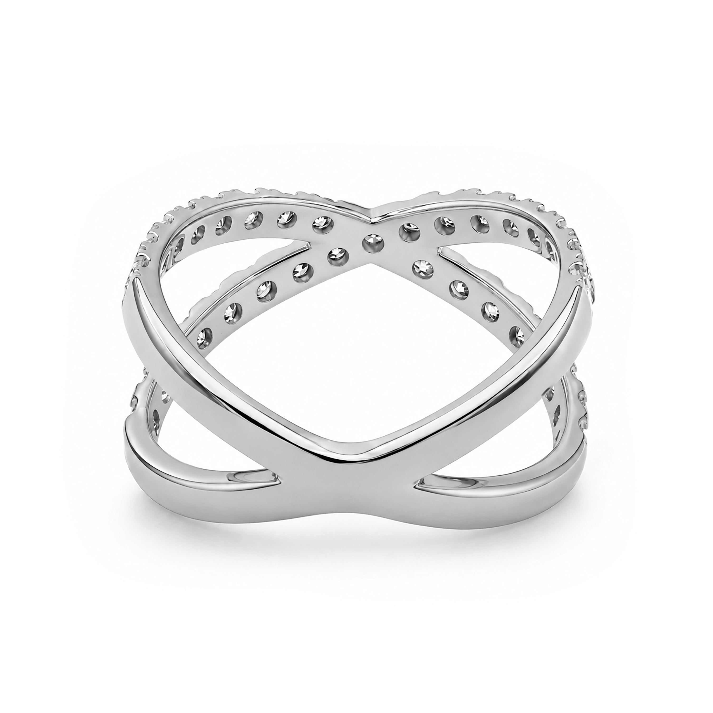 Venturant Lab Grown Diamond (F/VS+) 1.00 carat Round cut Sterling Silver Ring - Sterling Silver | Gold over Silver
