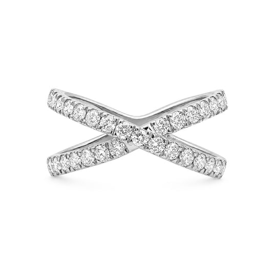 Venturant Lab Grown Diamond (F/VS+) 1.00 carat Round cut Sterling Silver Ring - Sterling Silver | Gold over Silver