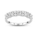 Venturant Lab Grown Diamond (F/VS+) 1.00 carat Round cut Sterling Silver Ring - Sterling Silver | Gold over Silver