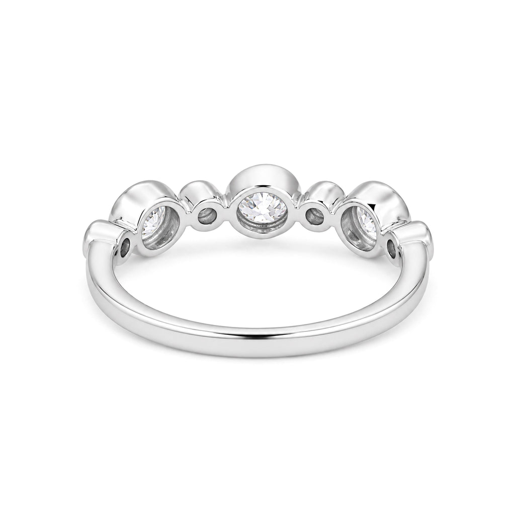 Venturant Lab Grown Diamond (F/VS+) 1.00 carat Round cut Sterling Silver Statement Ring - Sterling Silver | Gold over Silver