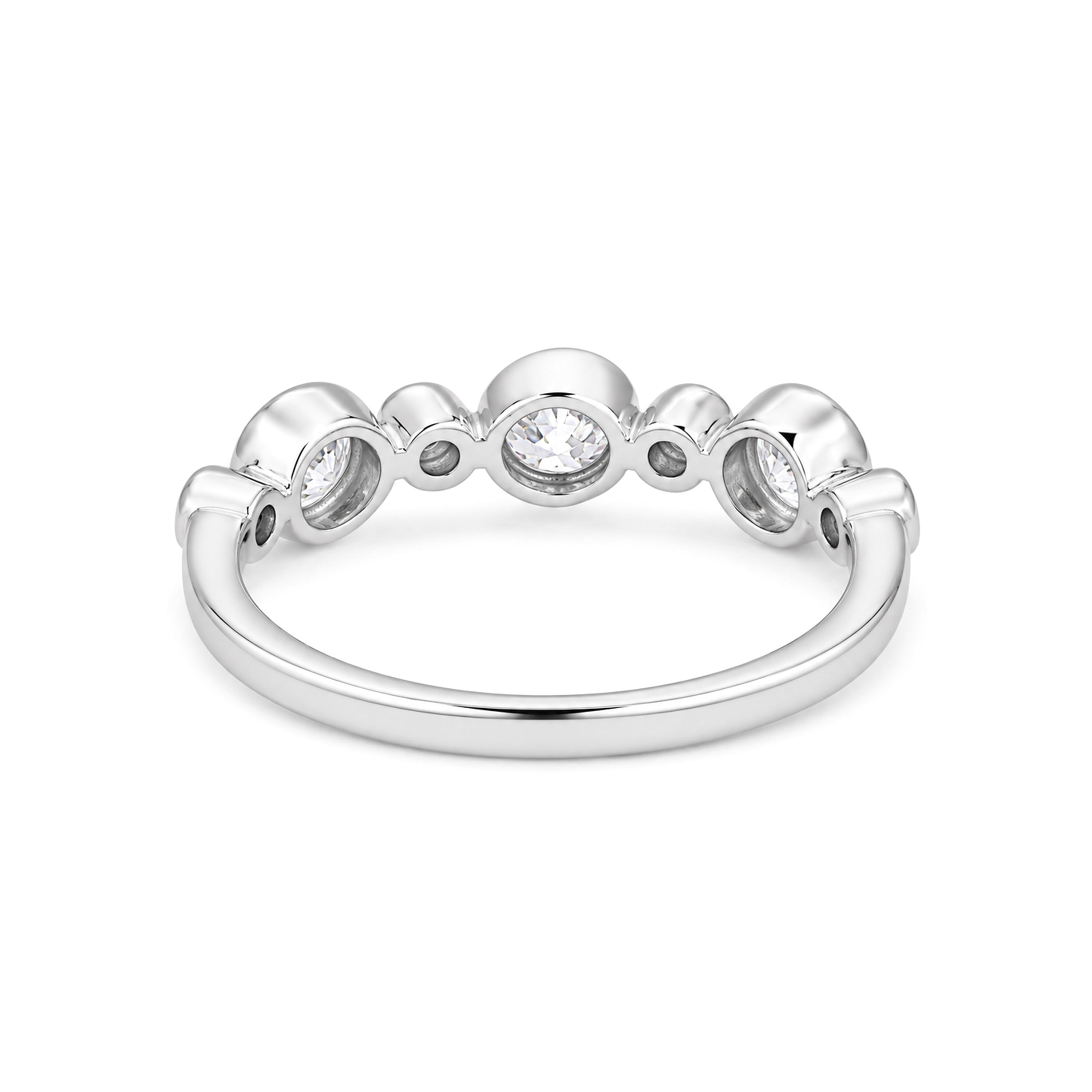 Venturant Lab Grown Diamond (F/VS+) 1.00 carat Round cut Sterling Silver Statement Ring - Sterling Silver | Gold over Silver