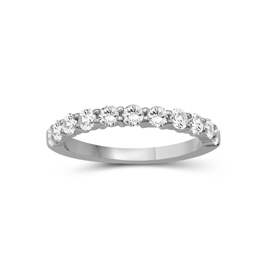 Venturant 1.00 -3.00 Carat T.W. Round-cut Lab Grown Diamond (F/VS+) 14K Gold 11 Stone Band Ring