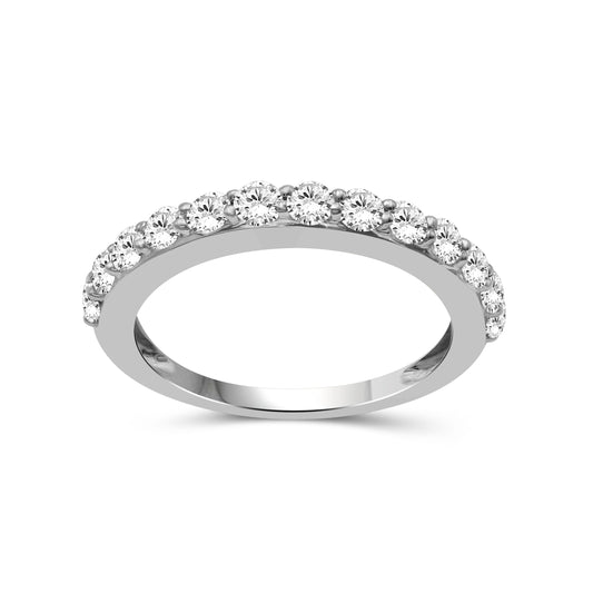 Venturant 0.50 -1.00 Carat T.W. Round-cut Lab Grown Diamond (F/VS+) 14K Gold 13 Stone Band Ring