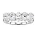Venturant 2.00-3.00 Carat T.W. Oval-cut Lab Grown Diamond (F/VS+) 14K Gold 5 Stone Band Ring