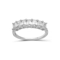 Venturant 2.00 - 5.00 Carat T.W. Emerald-cut Lab Grown Diamond (F/VS+) 14K Gold 7 Stone Band Ring