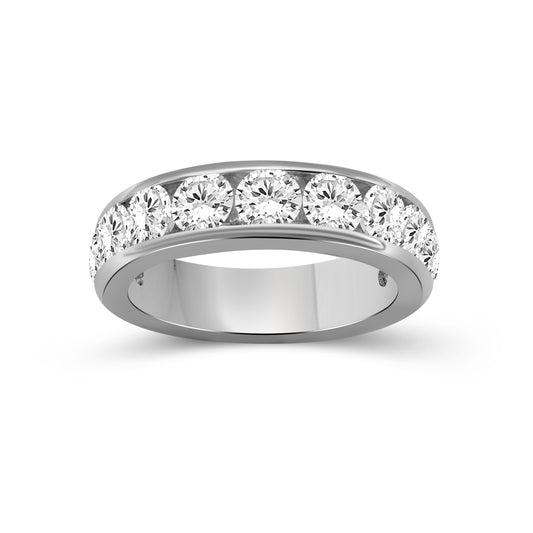 Venturant Lab Grown Diamond (F/VS+) 1.00 carat Round cut Sterling Silver Ring - Sterling Silver | Gold over Silver